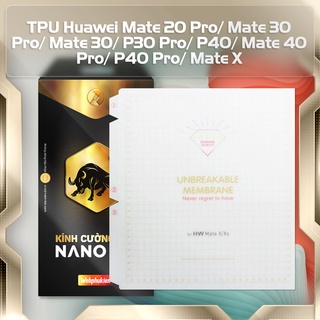 Miếng dán ppf tpu cho huawei mate 20 pro/mate 30 pro/mate 30/p30 pro/p40/mate 40 pro/p40 pro/mate x