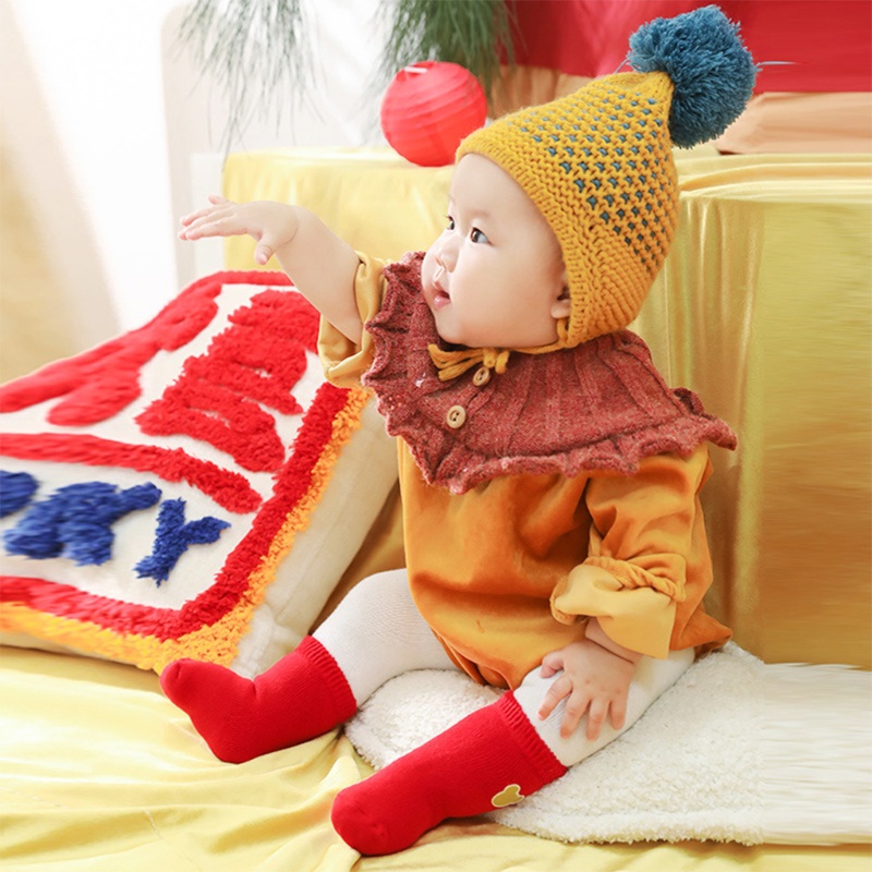 Vớ Len Cashmere Mềm Giữ Ấm Mùa Đông Dành Cho Bé