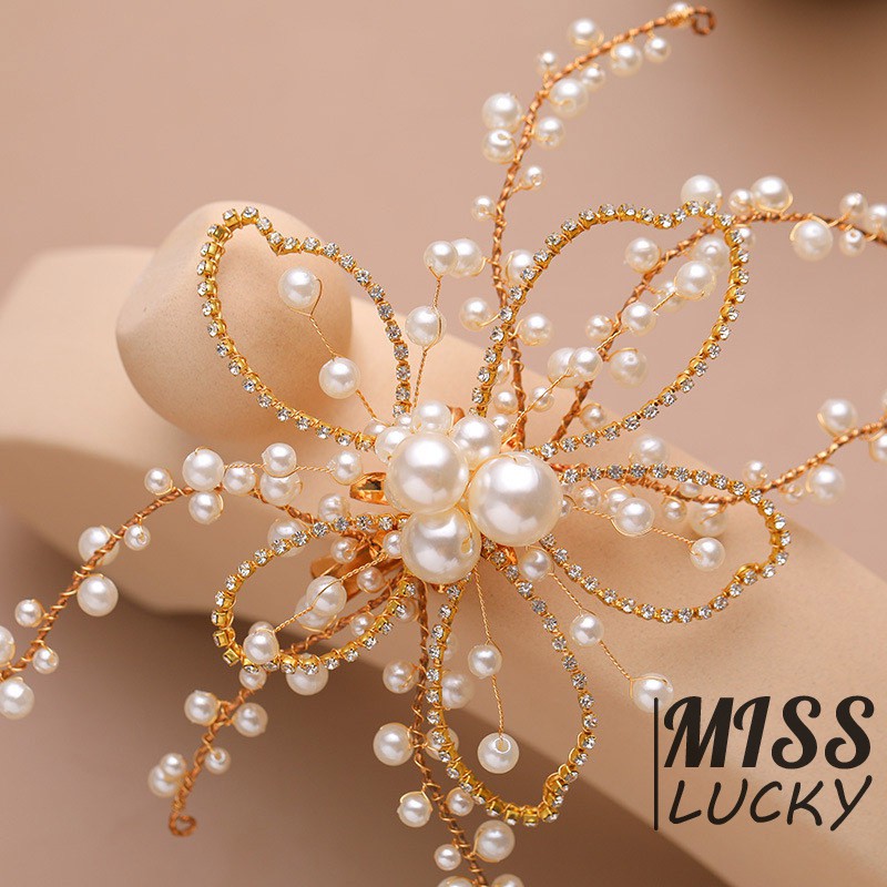 Lược cài tóc kiểu dáng thời trang thanh tú dành cho cô dâu