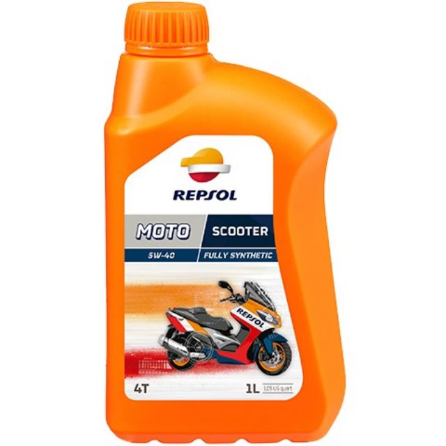 Dầu nhớt tổng hợp xe ga repsol scooter 5w40