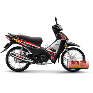 Tem Rời WAVE ALPHA 110 Mẫu NICE VẠCH ĐỎ 831134 (Tem chế 3 lớp chống phai màu)