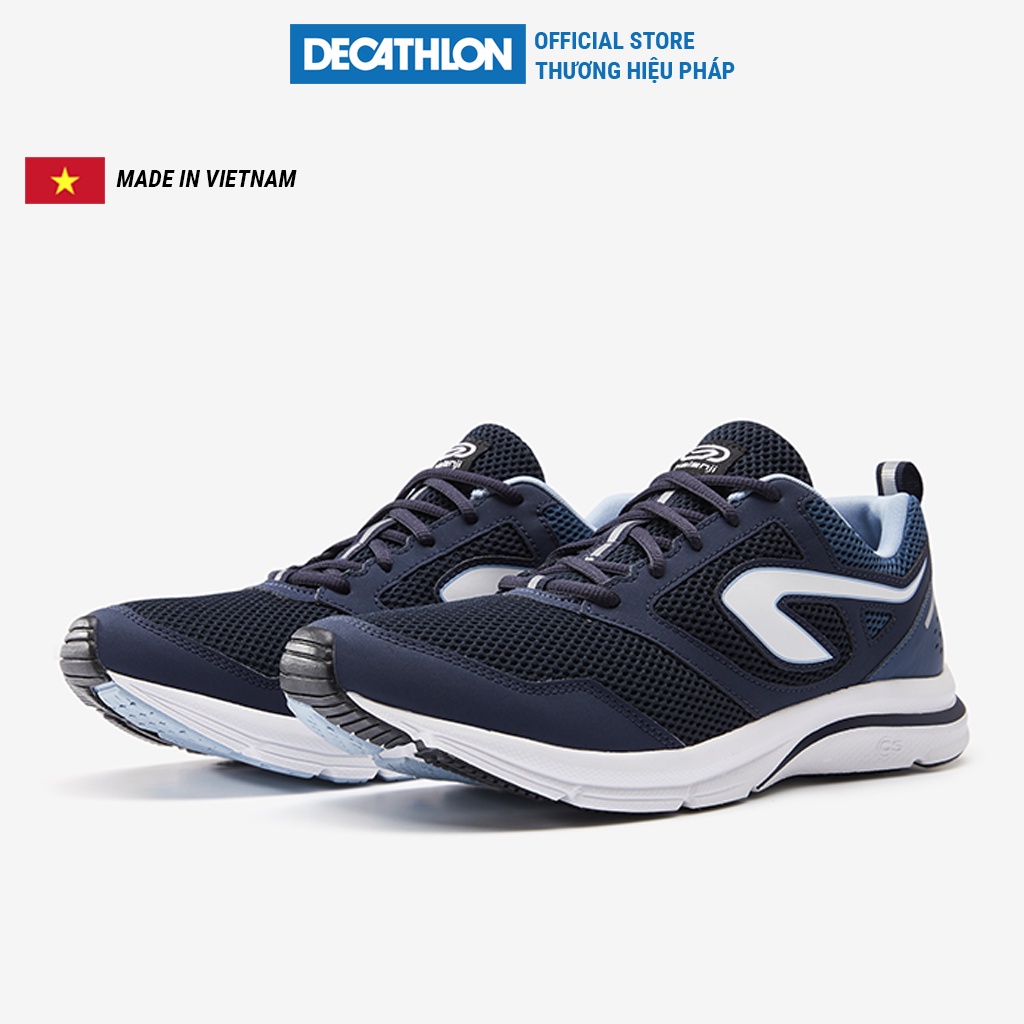 Giày chạy bộ thể thao DECATHLON Kalenji Run Active cho nam màu xanh dương đậm