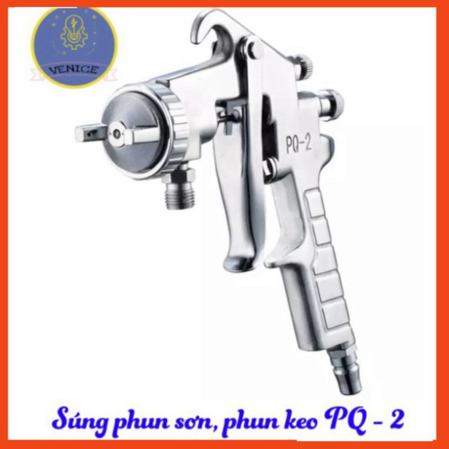 Súng phun sơn, phun keo PQ-2 - Dùng máy nén khí - Phân phối chính hãng - Bảo hành 12 tháng