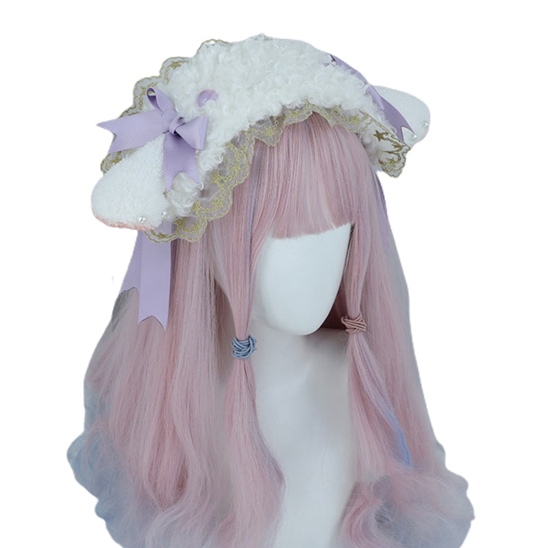 Băng Đô Cài Tóc Đính Nơ Họa Tiết Hoạt Hình Phong Cách Lolita