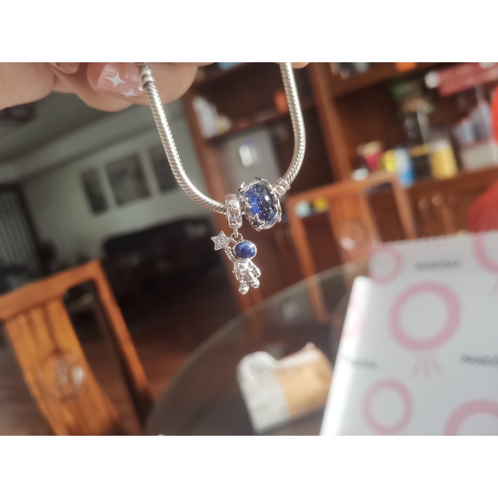 Mặt dây chuyền phi hành gia Galaxy cho vòng đeo tay tự làm