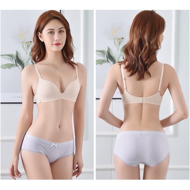 Quần Lót Nữ Cotton Đính nơ - Quần chip nữ Màu Trơn Mềm Mịn Nâng mông kháng khuẩn tôn dáng QL48 | BigBuy360 - bigbuy360.vn