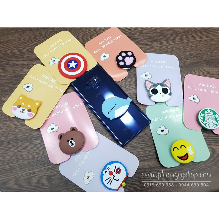 Giá đỡ Popsockets silicon hình thú