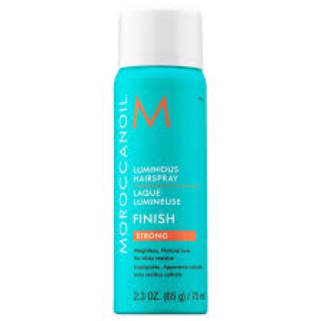 Gôm xịt giữ nếp linh hoạt MOROCCANOIL 75ml - LUMINOUS HAIRSPRAY