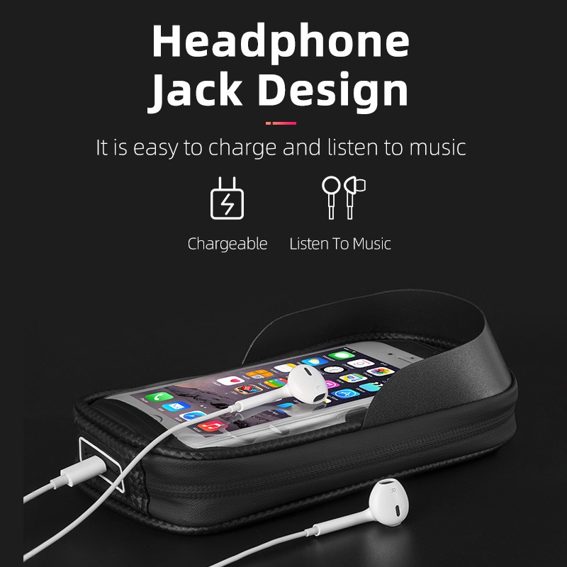 Rockbros Túi Đựng Điện Thoại Tiện Dụng Cho Xe Đạp Leo Núi