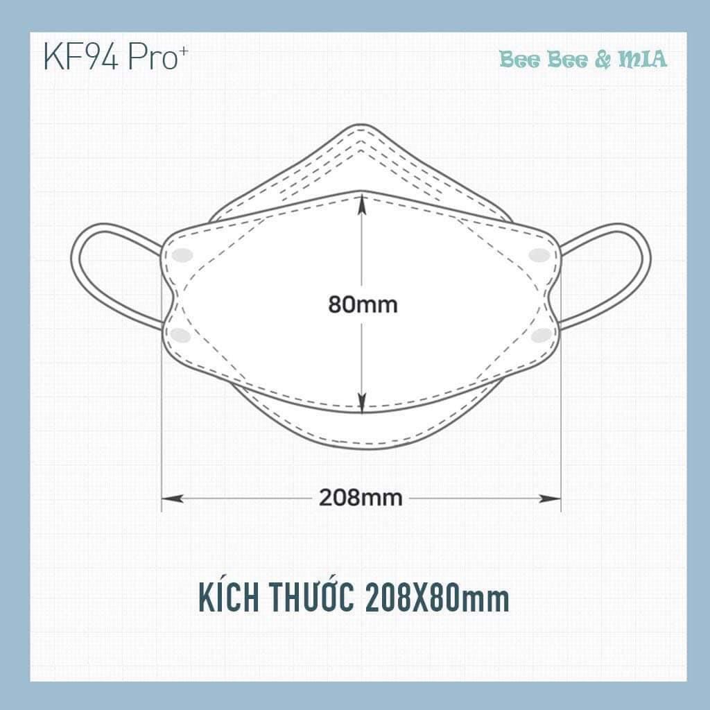 Khẩu trang 4D cao cấp tiêu chuẩn xuất HQ KF94 Pro+ Bee & Mia | BigBuy360 - bigbuy360.vn