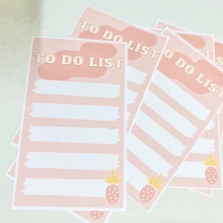 TO DO LIST - NOTE MÀU ĐƠN GIẢN PASTEL- 36 tờ
