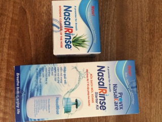 Bình rửa mũi nasalrinse và muối rửa