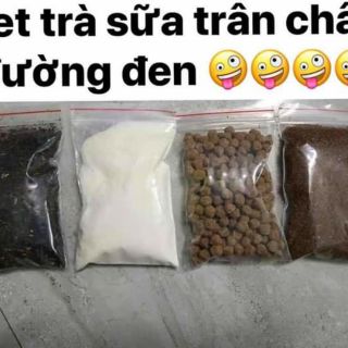 Nguyên liệu làm trà sữa trân châu đường đen