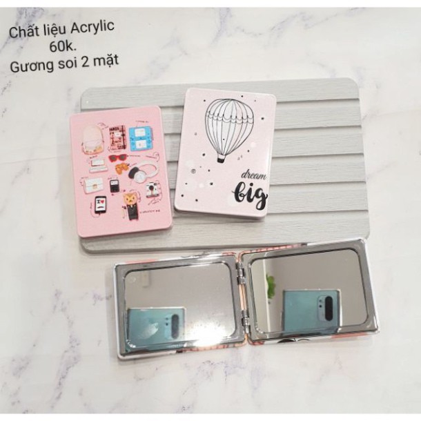 BGF Gương soi mặt chất liệu Acrylic Hàn Quốc 21 QK