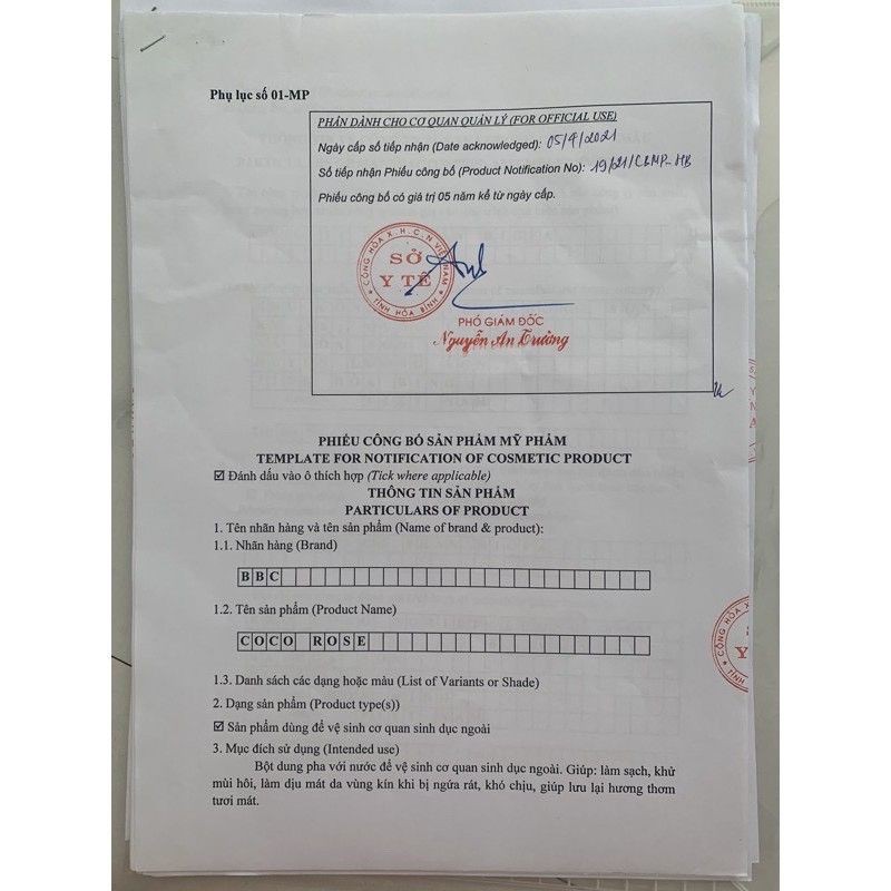 Bột phụ khoa se khít sạch viêm COCO ROSE