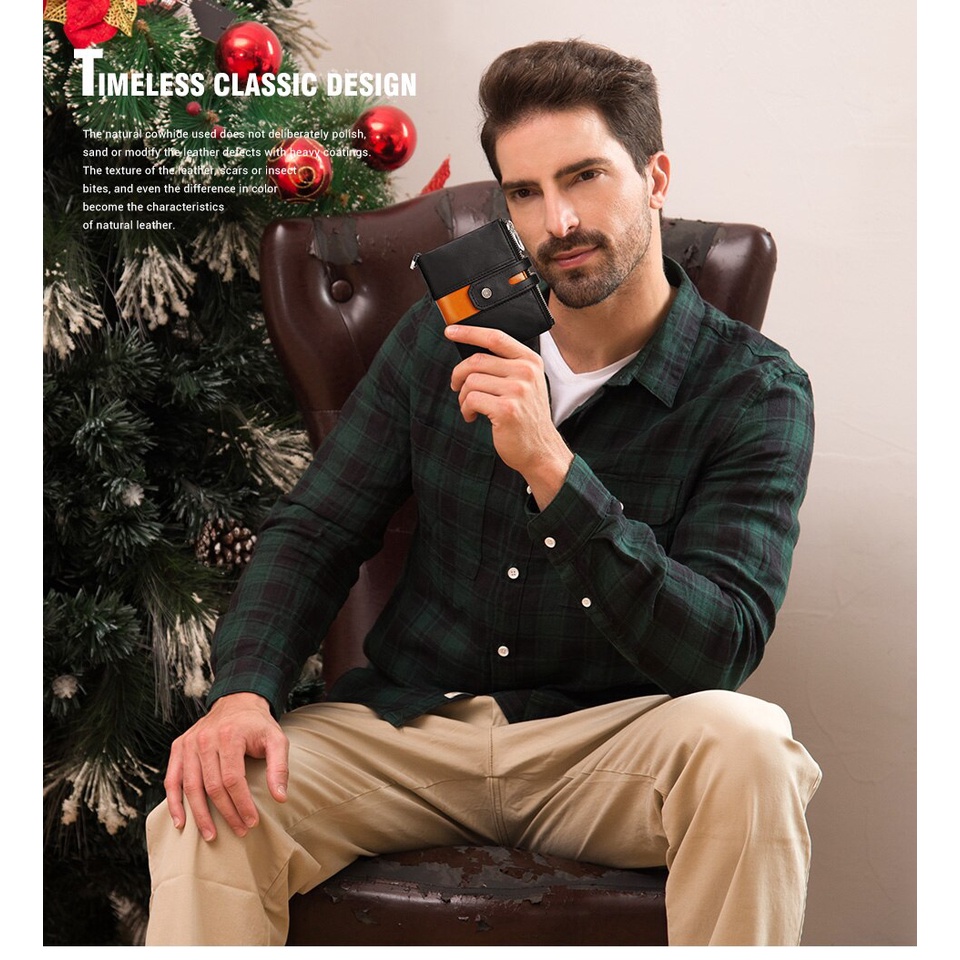 Ví Da Nhỏ Humerpaul 100% Chính Hãng Dành Cho Nam