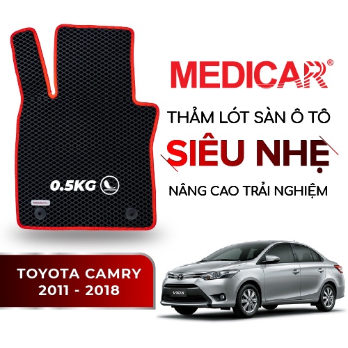 MEDICAR - Thảm Lót Sàn ô tô Toyota Camry (2012 - 2018)