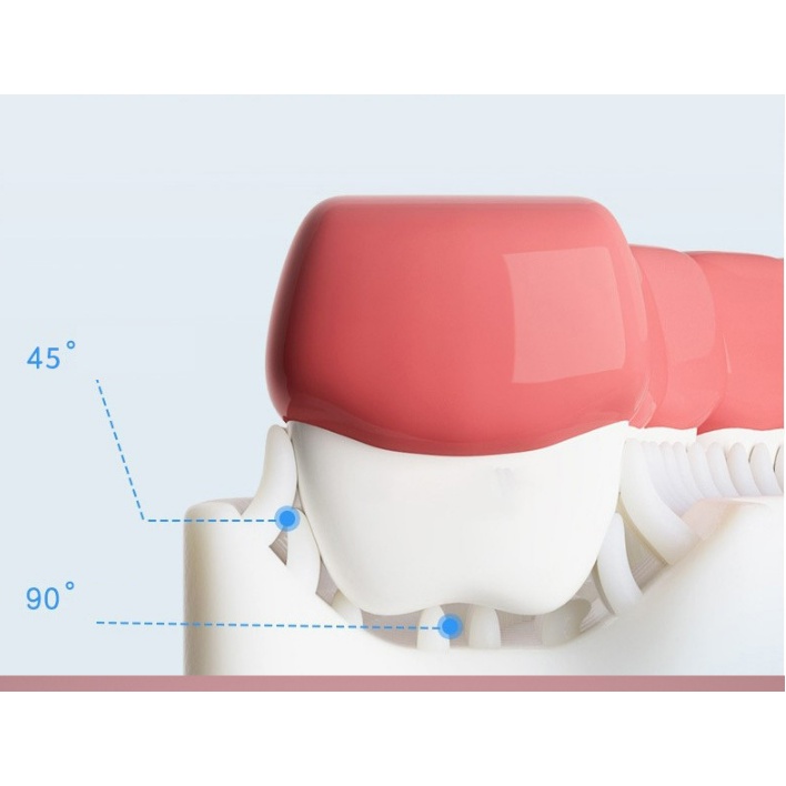 Bàn chải đánh răng cho bé chữ U từ 2-12 tuổi, hình bánh cầu vồng, khủng long đáng yêu