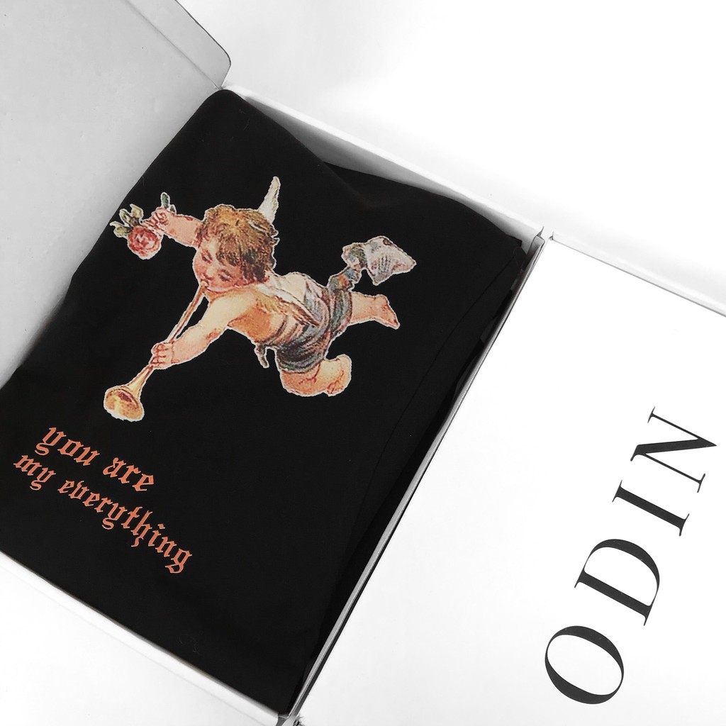 Áo Thun Oversize Cupids, Áo phông chất liệu 100% cotton co giãn 2 chiều, Local Brand ODIN CLUB