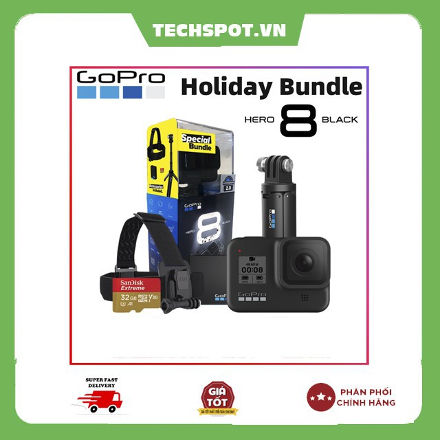 Máy quay hành động GoPro Hero 8 (Chính Hãng FPT- bảo hành 12 tháng) | BigBuy360 - bigbuy360.vn