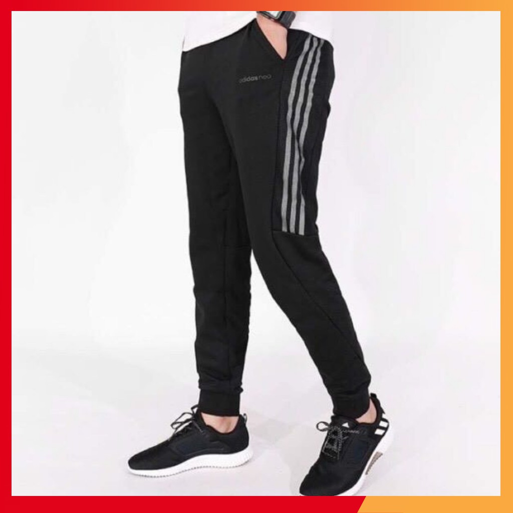 [ FREE SHIP ] Quần jogger nỉ thể thao cao cấp -  3 lá xuất XỊN