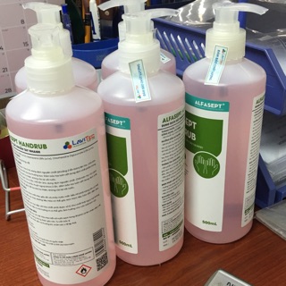 Nước rửa tay khô Alfasept handrub 500ml