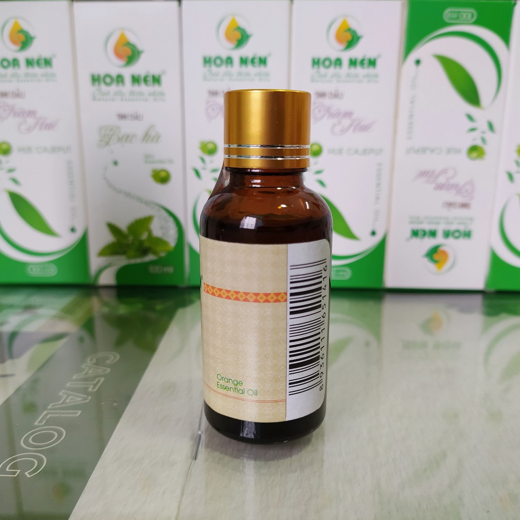 Tinh Dầu Cam Nguyên Chất Hoa Nén 30ml_Tinh dầu xông khử mùi, đuỗi muỗi, giúp giấc ngủ sâu