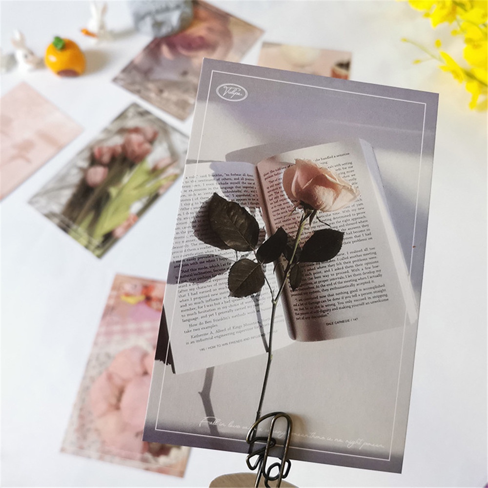 Set 30 tấm thẻ ảnh dán tường trang trí đơn giản