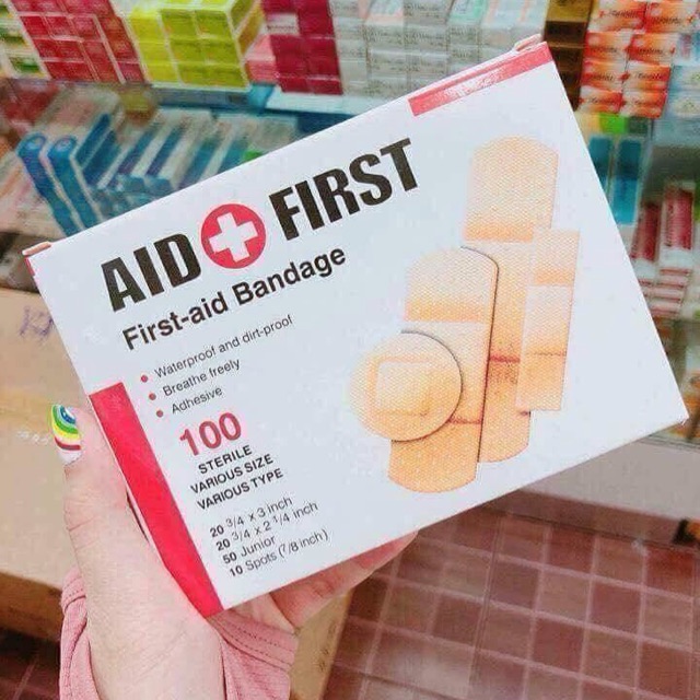 Băng dán cá nhân 100 miếng