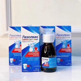 Siro long đờm Lazolvan Nga 100ml (Ho Nga) (0m+)