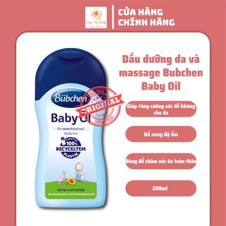 Dầu dưỡng da và massage bubchen baby oil 200ml
