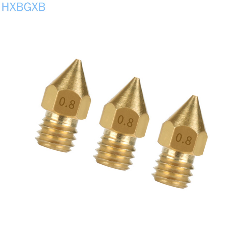 Set 10 Đầu Phun Mk8 Bằng Đồng Cho Máy In 3d Cr 10, 3mm / 0.8mm