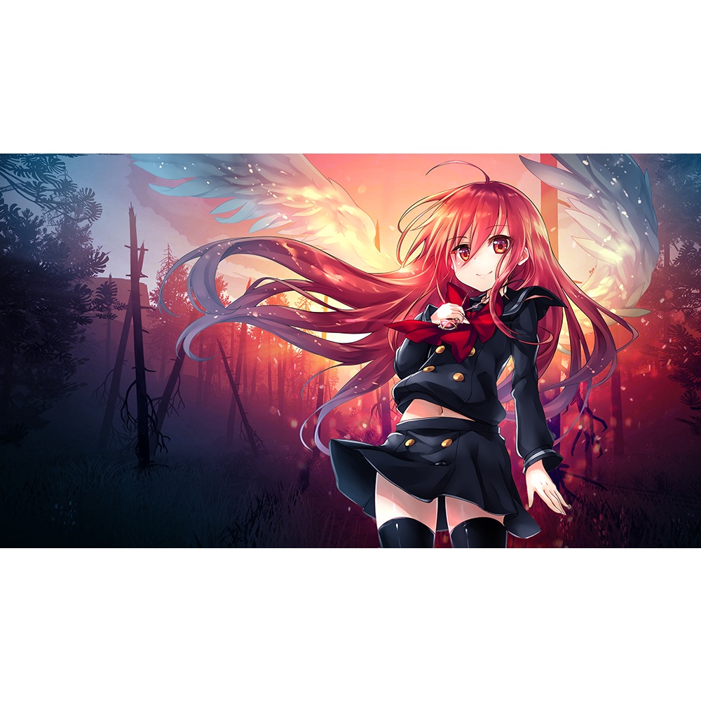Poster A3 dán tường Anime, decal 30x42 trang trí có keo Shakugan No Shana Wallpapers 1
