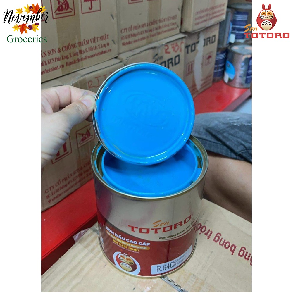 SƠN ALKYD TOTORO VIỆT NHẬT Sơn Dầu Cao Cấp Cho Mọi Công Trình Hộp 800G – Tông Màu Lợt