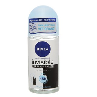 Lăn Khử Mùi Nữ Black & White Nivea 50ml