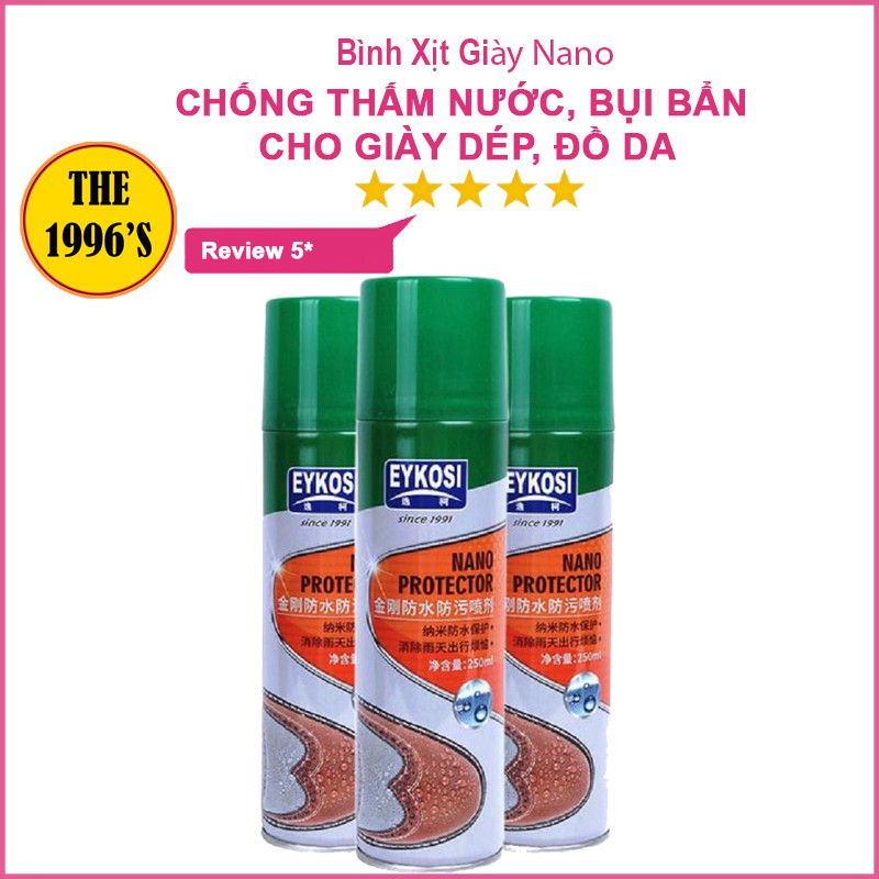 [ FREESHIP] BÌNH XỊT NANO CHỐNG THẤM NƯỚC, BỤI BẨN CHO GIÀY DÉP, ĐỒ DA