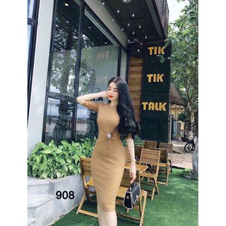 ĐẦM ÔM BODY XOẮN EO