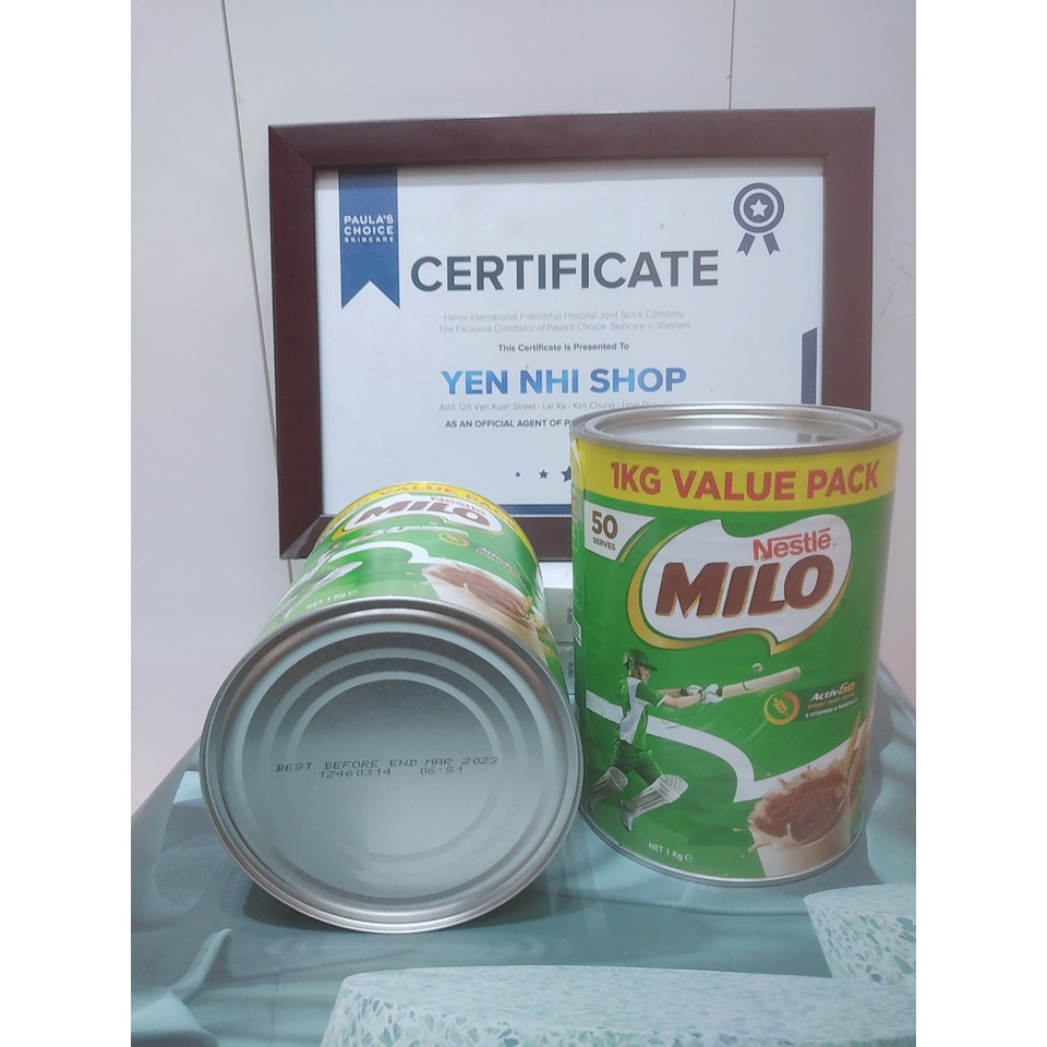 [CHÍNH HÃNG] Sữa milo Úc 1kg date 2023