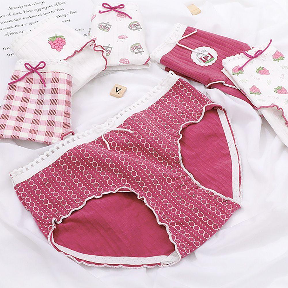 Quần Lót Cotton Phối Ren Quyến Rũ Cho Nữ