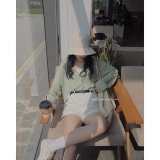 Áo sơ mi đũi lụa nhiều màu tone Pastel Bazic one