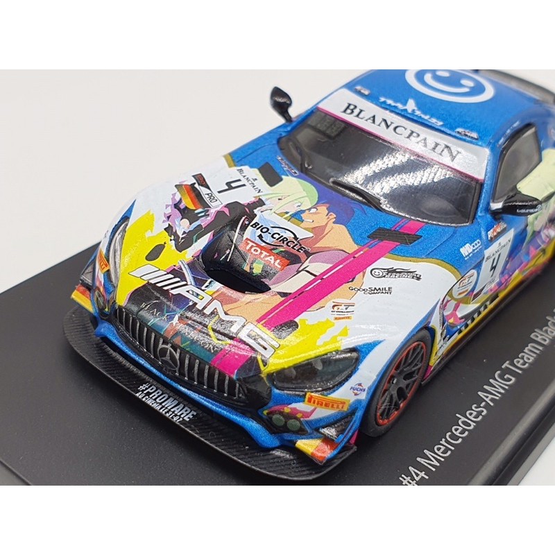 Xe Mô Hình Mercedes-Benz AMG Team Back Falcon 2019 SPA24H 1:64 Good Smile Racing