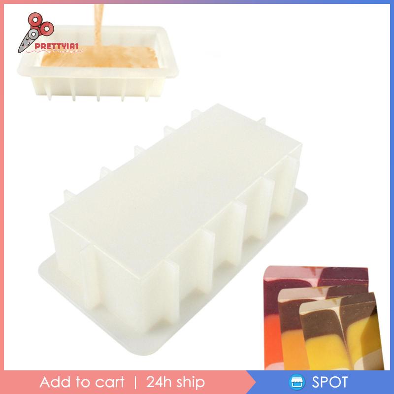 1 Khuôn Làm Bánh Xà Phòng / Thạch Hình Chữ Nhật DIY