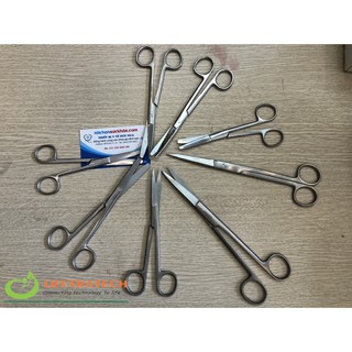 Kéo y tế bằng thép không gỉ 14cm, 16cm, 18cm, 20cm xuất xứ Pakistan