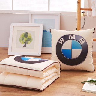 Chăn & gối 2in1 logo BMW dành cho xe hơi