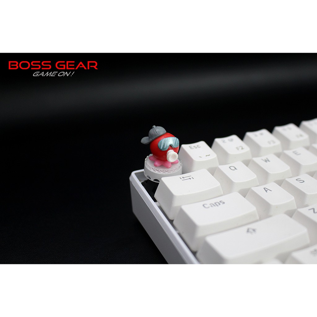 Keycap lẻ hình bạch tuộc hip hop ngộ nghĩnh siêu dễ thương( Keycap Artisan )