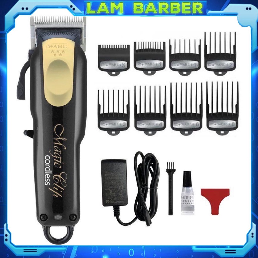 Tông đơ cắt tóc cao cấp magic clip Lưỡi Kép Thép Đã Mài Chuốt Lưỡi cắt siêu ngọt hàng chính hãng