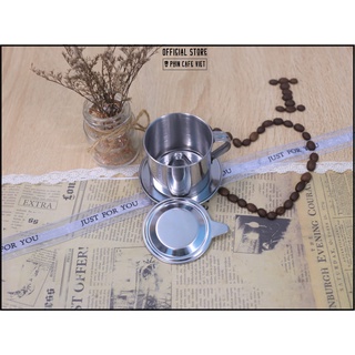 Phin pha cà phê inox 430 size 7 đế rời [Khách khắc logo vui lòng liên hệ shop trước khi đặt hàng]
