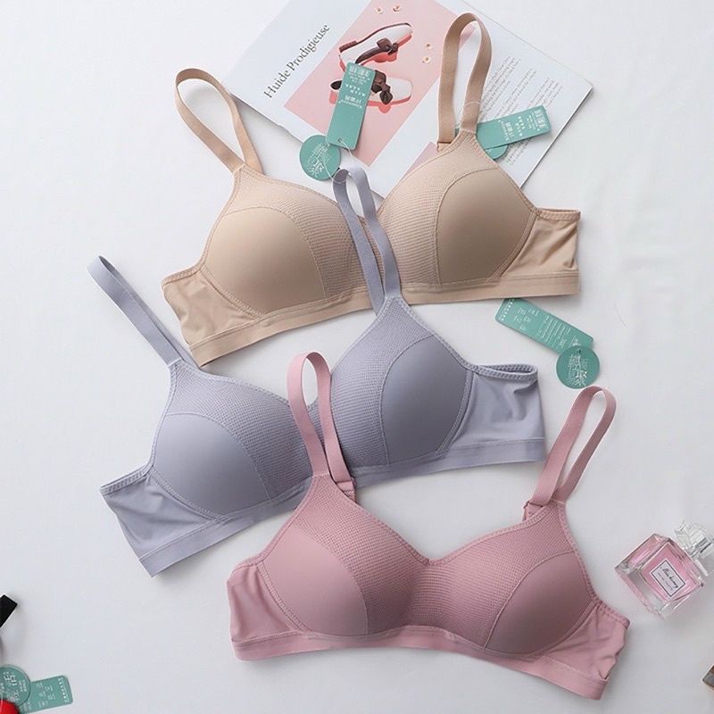 Áo lót nữ su lụa không gọng đệm mỏng big size - áo ngực điều hoà