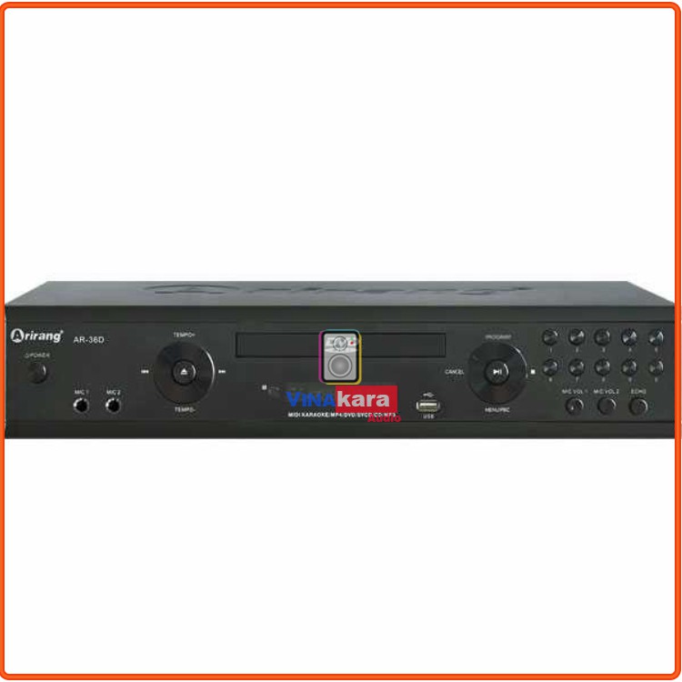 Combo Amply Arirang PA-203WM (kèm 2 micro) + Loa Arirang Jant-II + Đầu Karaoke Arirang AR-36D Chính hãng