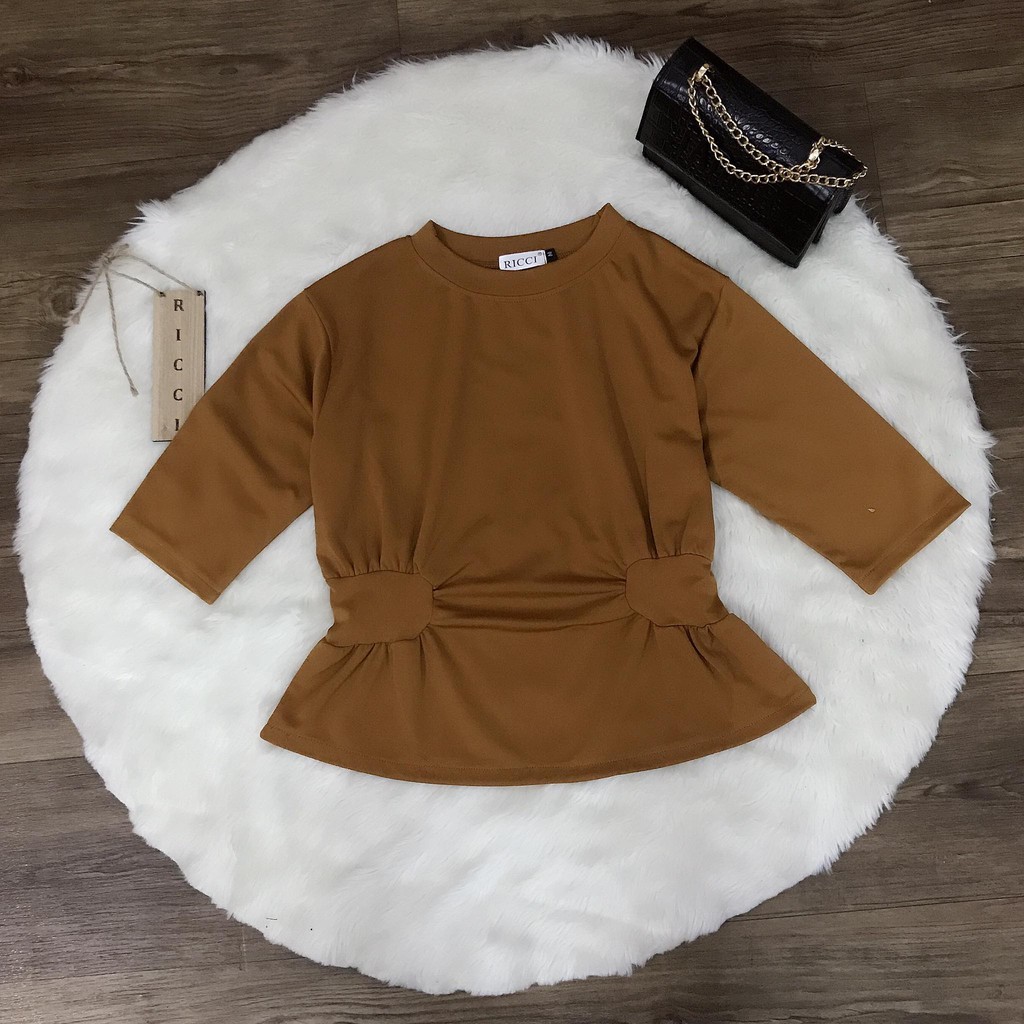 RICCISHOP_A214_Áo nỉ bo eo